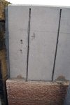 10 New Meets Old. The New Parapet Meets the Old, Original, Solid Sandstone at the corner with ...jpg