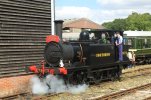 Terrier Knowle hosting £10 drive a steam engine.JPG