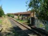 Bridge 312 East Leake Station looking north. Houses built on the old goods yard.JPG