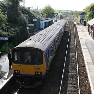 150 127 looking good in the Sunshine at Liskeard