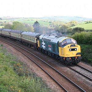 40 145 leaving Liskeard towards Bodmin