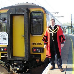 Mayor Skipton train at Skipton Station 1st April 2007