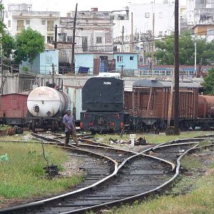 Freight yard in Havana
