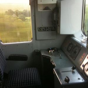 The driving cab of 950001, vehicle 999600.