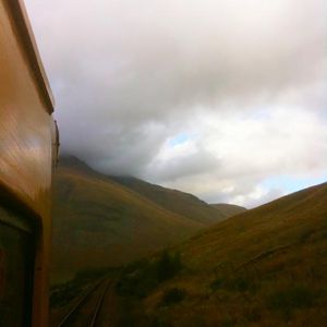 The spectacular view up the West Highlands, taken from 950001.