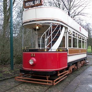 Heaton Park Tramway, Blackpool 31 on loan from Beamish