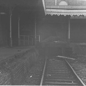 Staines West Station after Closure (2) 1981