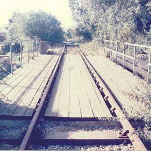 After Colnbrook Level Crossing Towards Staines West 1986
