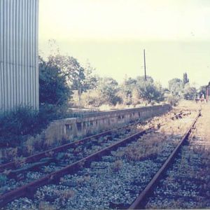 Colnbrook Station Platform and Level Crossing 1986