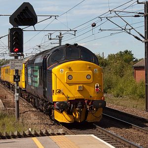 37194 on the rear as the test train left NTR heading north.