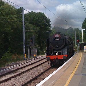 70000 Britannia at Gospel Oak just before noon