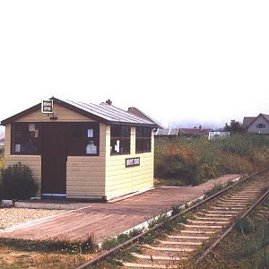 1.9 Brane Road stn Alderney Railway July 1981