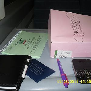 A proud rail enthusiasts table on a 377