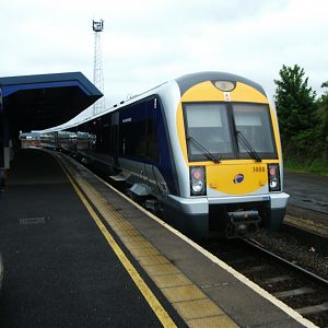 #7 NIR unit 3008 a couple of hours after my cab ride, now at Larne Harbour.