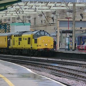 network rail 97 97304 'john tiley'  with 31 31106 at the rear 
(25/4/13)