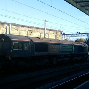 drs 66 66425 & an unkown 66 at the rear top & tailing a RHTT (25/10/12)