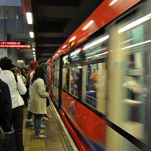 After a visit to the National Maritime Museum, there's a DLR train for you to Canary Wharf.