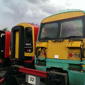 159013,456017 and the 508 coach from 455 currently undergoing AC traction upgrade