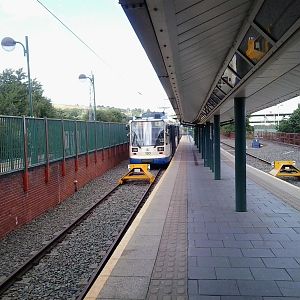 SupertramOldlivery at Meadowhall.