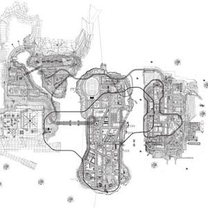 LibertyCity map showing Portland El and the Liberty City Subway.