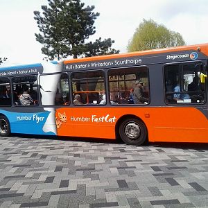 The Humber Flyer AND Humber Fastcat joint bus.
Looks good doesn't it?