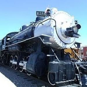 The South Pacific Railroad Locomotive No. SP2562.