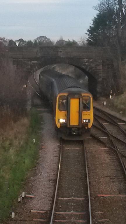 approaching Helsby