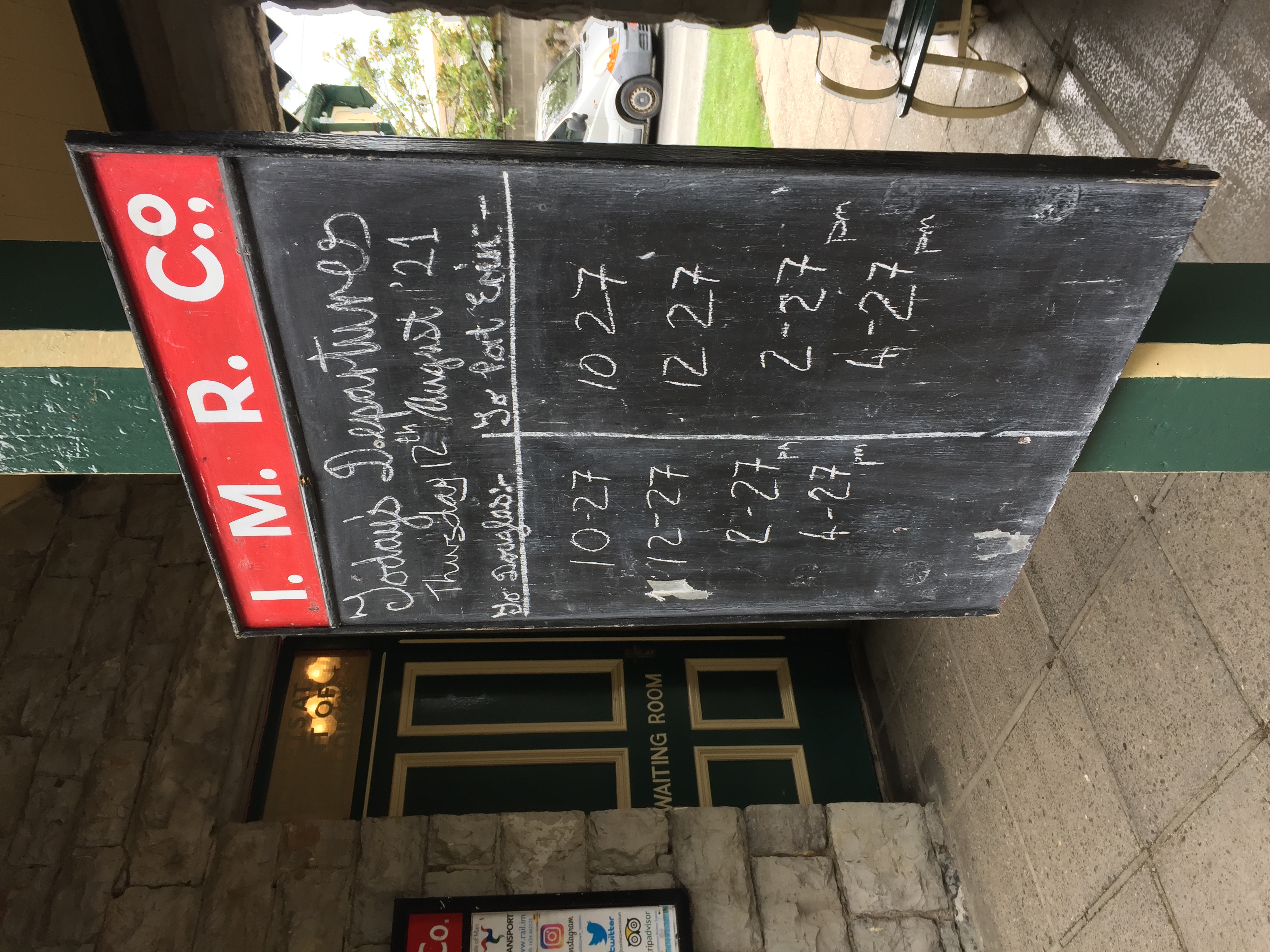 Castletown Departure Board