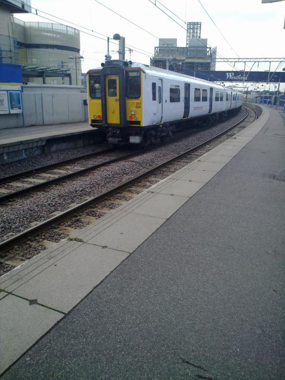 Class 317 at Stratford
