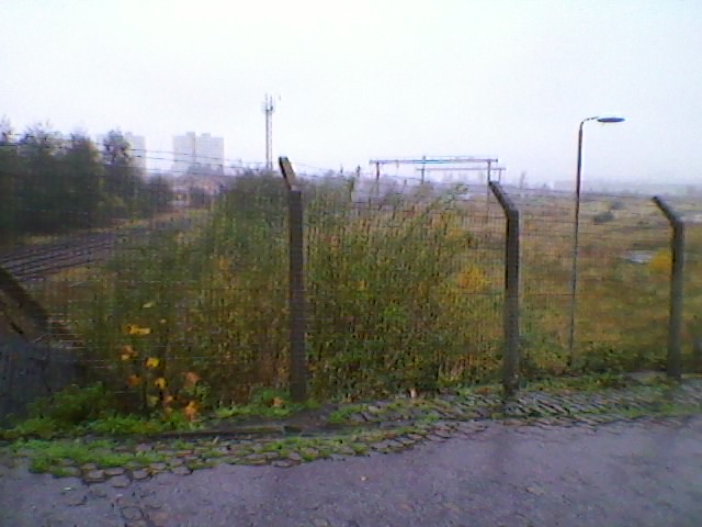 Cranes still visible.
