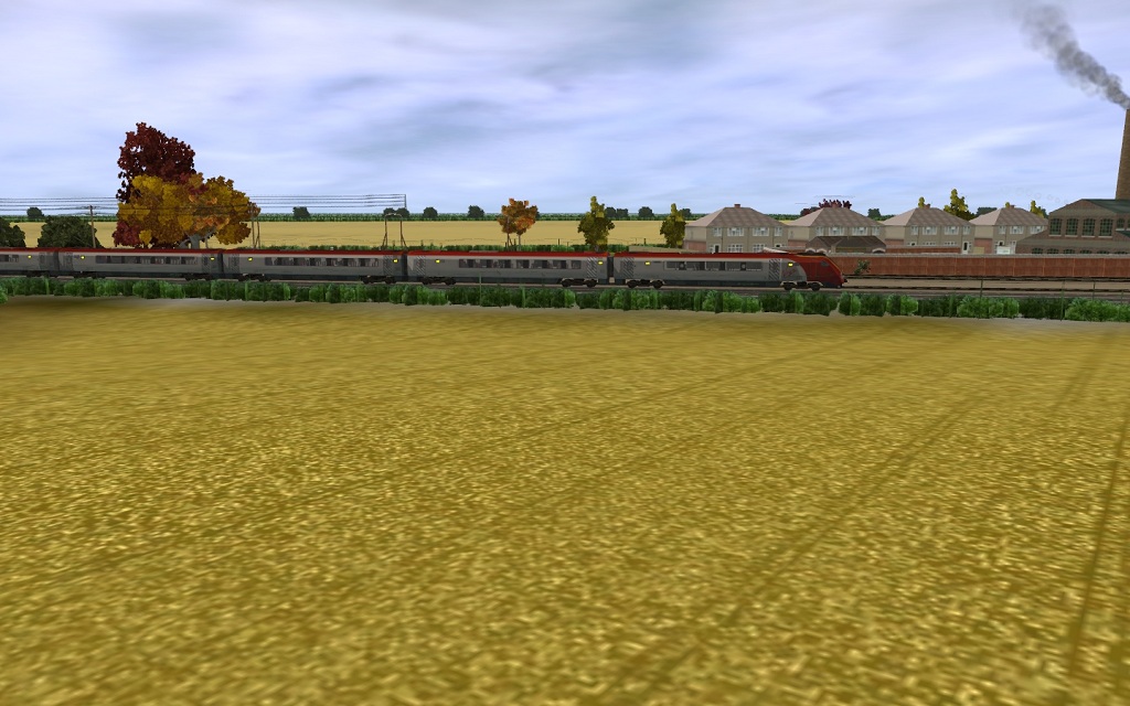 Crossing the fields