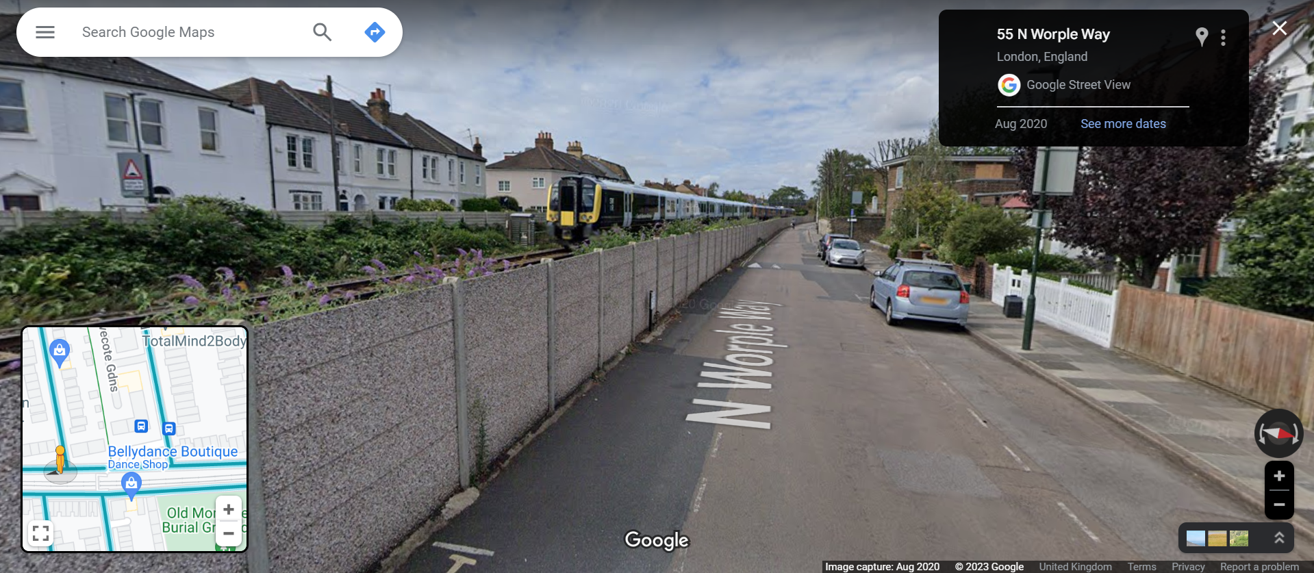 SWR desiro google maps